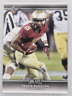 2017 Leaf Draft - Travis Rudolph #68 (RC) Base Parallel NM Pack Fresh! - Image 1 of 2