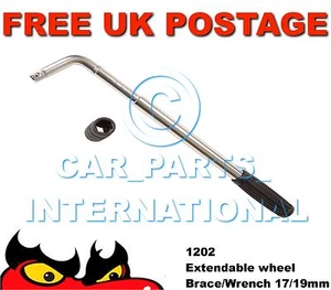 Teng Tools 1/2in Extendable Master Wheel Wrench Brace 17 19mm Impact Socket 1202 - Picture 1 of 1