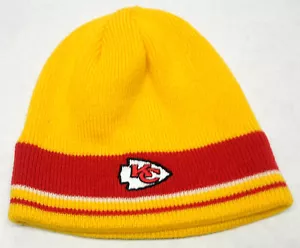 NFL Kansas City Chiefs Reebok Cuffless Winter Knit Hat Cap OSFM NEW! - Picture 1 of 2