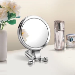 Mirror Magnifying Makeup Mirror Travel Accessories Folding Stand Mirror - Picture 1 of 17