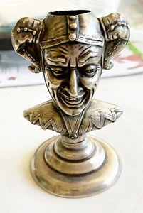 Antique Art Nouveau Sterling Unger Bros. Court Jester/Devil? Object - Picture 1 of 9