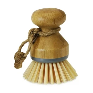 JVL Bamboo Round Dish Brush - Foto 1 di 1