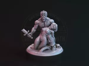 Guts & Casca Berserk miniature for tabletop, board games, dioramas... - Imagen 1 de 2
