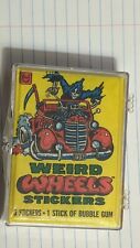 TOPPS 1980 WEIRD WHEELS Combo 54 Loose Cards plus 6 in gum wrap With Container