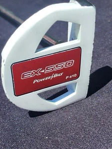 PowerBilt EX-550 P410 White Milled Face Right Handed Mallet Putter 35.5" - Picture 1 of 5