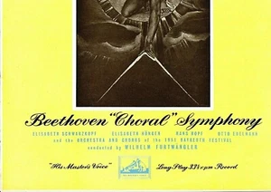 ALP 1286 S/C ED1 UK - BEETHOVEN - SYMPHONY NR. 9 - FURTWANGLER - 2LP NM - Picture 1 of 4