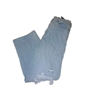 Aeropostale Mens Blue Baggy Jeans Distressed 34x34 - Picture 1 of 5