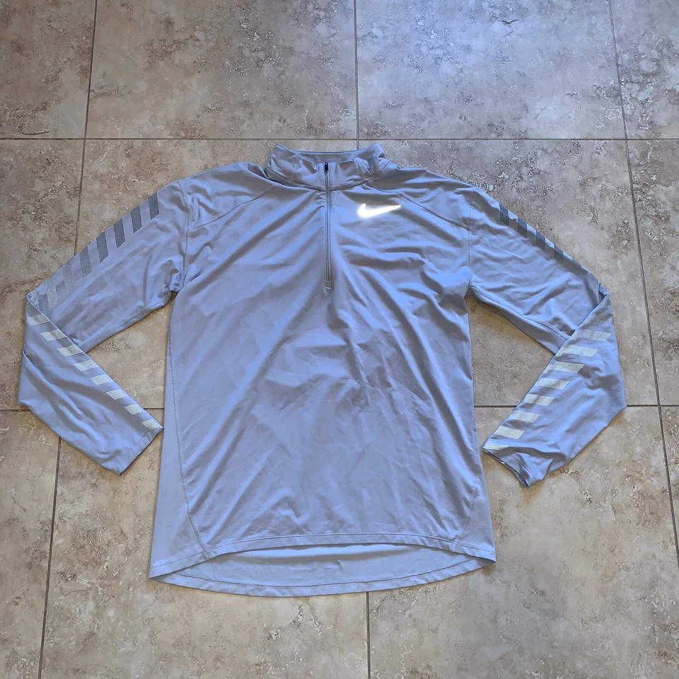 Jaqueta Nike masculina grande Dri Fit Barry's Bootcamp quarto de zíper reflexiva - Imagem 1 de 4