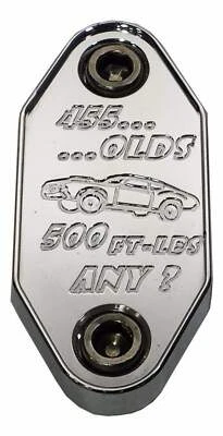 Bloque de placa de bomba de combustible Oldsmobile gráficos personalizados 442 Cutlass 455 CNC F043 Foto 1 de 4
