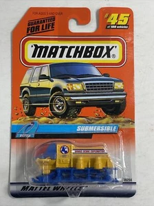 Matchbox 1999 OCEAN Submersible 45/100 (Yellow Version) - Picture 1 of 2