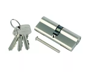Smith & Locke Nickel effect Cylinder lock NEW - Picture 1 of 3