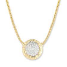 14K Gold 0.37 ct. tw. Diamond Mesh Necklace