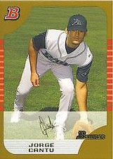 2005 (DEVIL RAYS) Bowman Draft Gold #22 Jorge Cantu