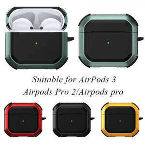 Étui De Protection Pour Apple Airpods 2/3 Pro Cover + Clip Porte-Clés Peau ~ - Zdjęcie 1 z 18