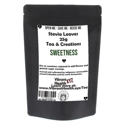 Stevia Herbal Tea - Wild Harvested - No Chemicals - Amazonian Sourced - Image 1 of 4