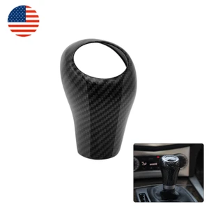 Car Trim Gear Shift Carbon Fiber Head Pattern Sticker For Mercedes-benz A 04-11 - Picture 1 of 10
