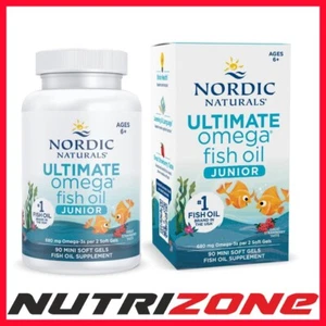 Nordic Naturals Ultimate Omega Fish Oil Junior 680mg of EPA & DHA, Strawberry - Picture 1 of 24