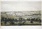Israel Jerusalem Original Color Lithography Hubert Clerget 1862