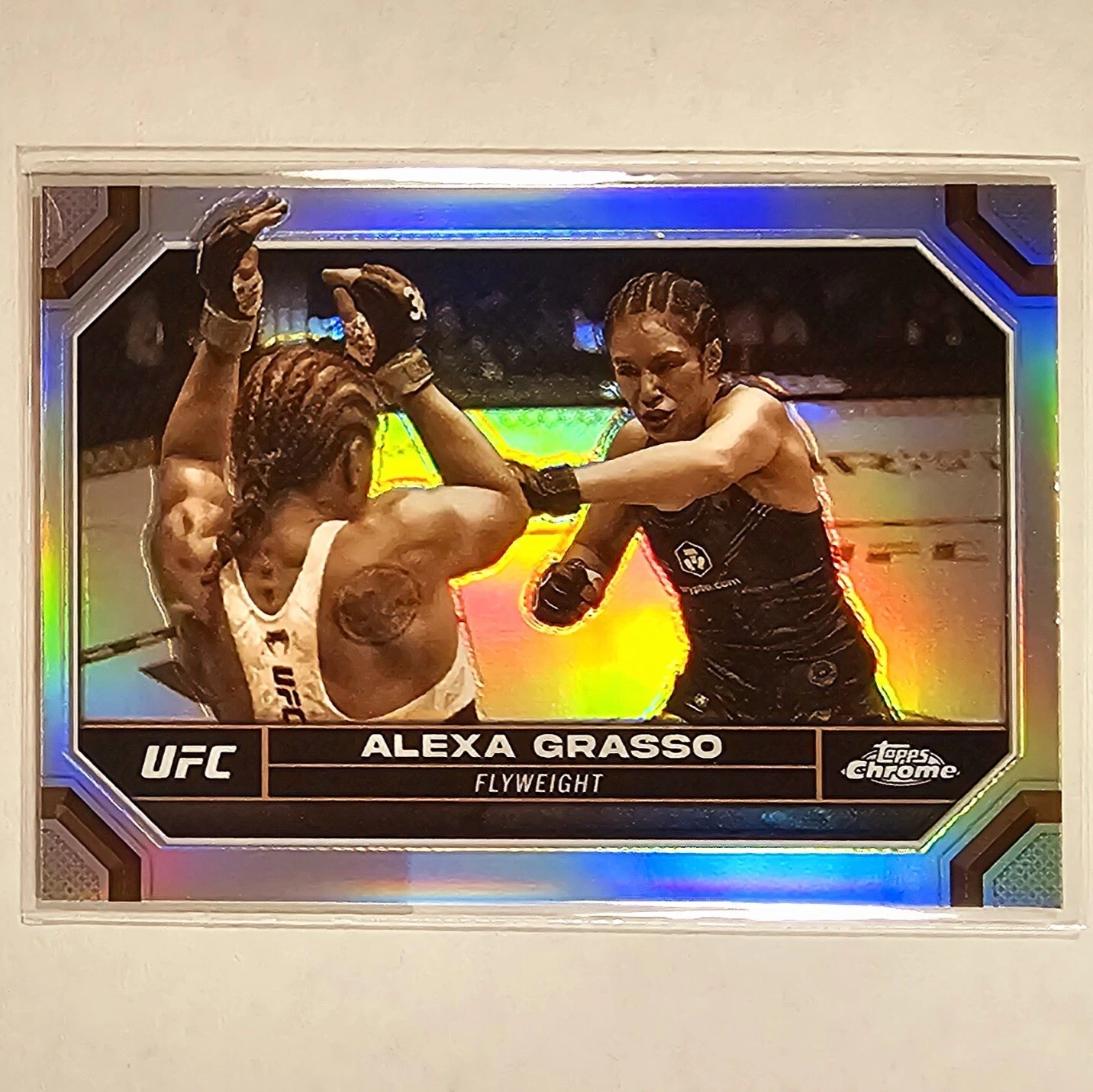 2024 Topps Chrome UFC Sepia Refractor Alexa Grasso #6 Mexico