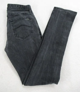 Armani Exchange Womens' Sz. 29 R Skinny Jambe Etroit Fly Zipper Dark Gray Jeans - Picture 1 of 12