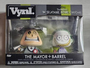 The Mayor and Barrel Funko Vynl 2 Pack The Nightmare Before Christmas - Picture 1 of 5