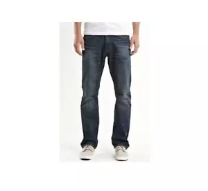PANTALONES VAQUEROS VAQUEROS DENIM BULLHEAD RINCON RECTO COLOR ÍNDIGO DESCOLORIDOS PARA HOMBRE NUEVOS $59 - Imagen 1 de 1