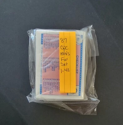 1987 🏒 O-PEE-CHEE Hockey mini set of 42 Cards - Image 1 of 4