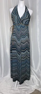 Ruby Rox Women's Tie Neck Boho Print Dress size M - Picture 1 of 12