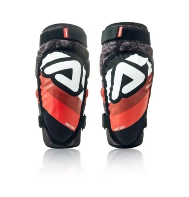 Genouillère Acerbis Soft 3.0 Junior Knee Guards Noir Et Rouge - Photo 1/3