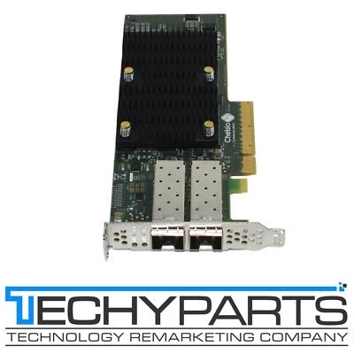 Chelsio T520-LL-CR 10GbE 2-Port SFP+ PCIe Unified Wire Adapter SFF 110-1167-50 - Image 1 of 4