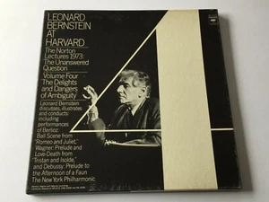 LEONARD BERNSTEIN at Harvard Vol. 4  Box set 3 LPS Berlioz Wagner Debussy  - Picture 1 of 5