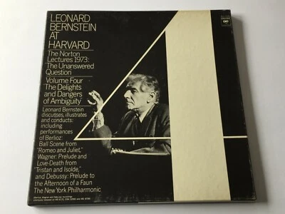 LEONARD BERNSTEIN at Harvard Vol. 4  Box set 3 LPS Berlioz Wagner Debussy  - Image 1 of 4