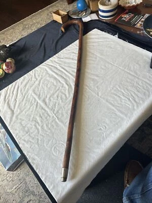 Classic Style 35½” Vintage Bent Solid Wood Walking Cane - Image 1 of 4