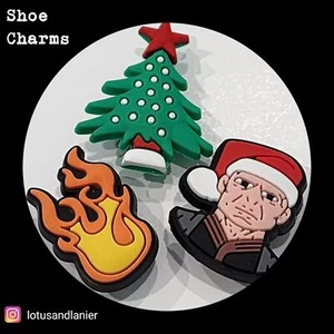 Schuh Charms "Stirb hart Weihnachten" Charms 3er Set - Bild 1 von 2