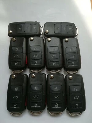 10 шт брелок дистанционный ключ корпус для 2010-2016 Volkswagen Beetle GTI Golf Jetta Passat - Изображение 1 из 4
