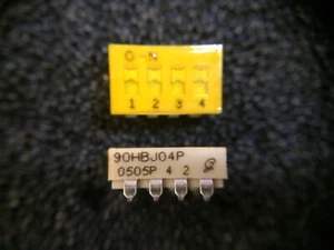 90HBJ04P GRAYHILL INTERRUPTOR DESLIZANTE INMERSIÓN SPST 25MA 24V 5 PIEZAS - Imagen 1 de 1