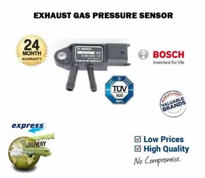 FOR VOLVO V40 V50 V60 2.0D 2.4D D3 D4 AWD 2010--> DPF EXHAUST PRESSURE SENSOR - Picture 1 of 2