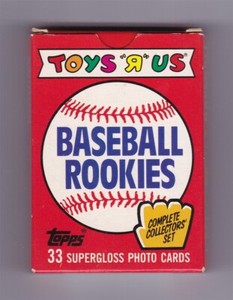 1988 Topps Toys R Us Baseball Rookies Set