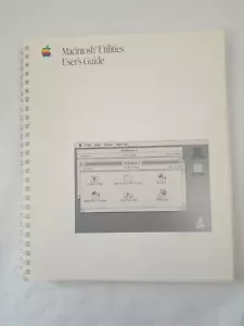 Guida Utente Utilities Apple Macintosh Vintage - Manuale MAC 1988 - Foto 1 di 5