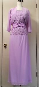 Jade by Jasmine Formal Beaded Special Occasion Dress with Jacket MOB Size 16