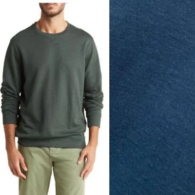 Suéter Top Robert Barakett Nortonville Para Hombre Cuello Redondo, Azul Teal Mediano Foto 1 de 4