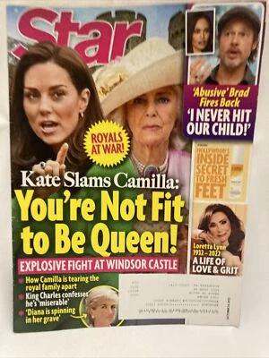 Star Magazine October 24 2022 Kate Slams Camilla Fight At Castle (MH409) - Image 1 of 3