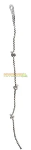 Knotted White Climbing Rope with Loop 2.8mCubbyhouse Playground Fort Accessories - Picture 1 of 2