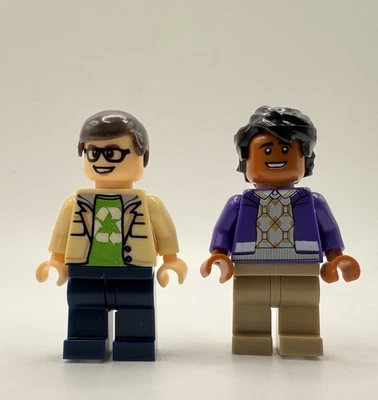 LEGO Big Bang Theory Leonard Hofstadter y Raj minifigura 21302 Foto 1 de 2