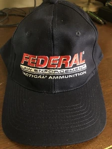 Federal Premium Ammunition hat Law Enforcement black mesh back snapback cap - Picture 1 of 1