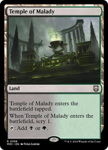 Temple of Malady 388 MTG Commander M3C Rare NP - Picture 1 of 1