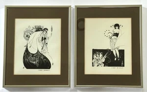 Vintage Aubrey Beardsley Silkscreen Prints by Modern Classic NYC • #45 #47 - Picture 1 of 12