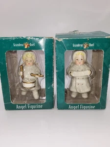 2 Stück Grandeur Noel Sammlerstück Porzellan Engel Figur, Vintage - Bild 1 von 21