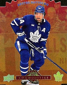 2024 Upper Deck CDD Hot Commodities Promo Auston Matthews Die Cut - Picture 1 of 4