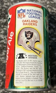 CANADA DRY GINGER ALE OAKLAND RAIDERS STRAIGHT STEEL HELMET CAN - Bild 1 von 6